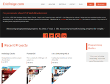 Tablet Screenshot of ericpaige.com